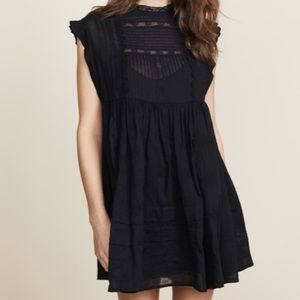 Free People Nobody Like You babydoll in black. XS